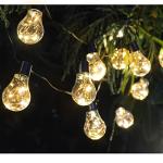 20 Vintage LED String Lights - 14ft Battery Operated