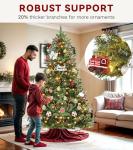 6ft Pre-lit Artificial Christmas Tree with Remote