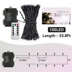 Battery Operated 33Ft 100 LED Fairy Lights