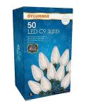 SYLVANIA 50 Count Warm White C9 LED Lights