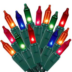 150 Count Multicolor Christmas Tree Lights, 33 FT