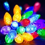 C9 LED Christmas Lights String - 2 Pack, 66 FT