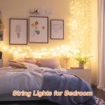 100 LED String Lights with Remote, 33 ft