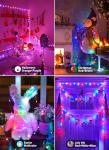 Minetom 33FT Color Changing Fairy Lights with Remote