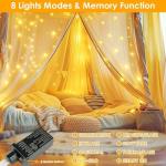 200 LED Fairy Lights with Remote - 66 Ft