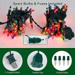 150 Count Multicolor Christmas Tree Lights, 33 FT