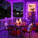 500 LED Purple String Lights - Remote Control 8 Modes
