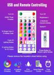 Minetom 33FT Color Changing Fairy Lights with Remote