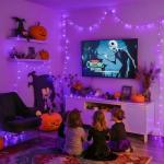 500 LED Purple String Lights - Remote Control 8 Modes