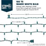 Joiedomi 100 Count Warm White Fairy String Lights