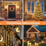 100 LED String Lights with Remote, 33 ft