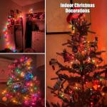 HISHINY 100 Count Multicolor Christmas String Lights