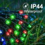 2 Pack Connectable Multicolored Christmas String Lights