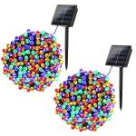Joomer Solar Christmas Lights - 2 Pack, 400 LED