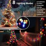Joomer Solar Christmas Lights - 2 Pack, 400 LED