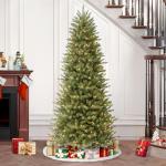 6.5 Foot Pre-Lit Slim Fraser Fir Christmas Tree