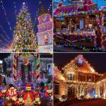 Joomer Solar Christmas Lights - 2 Pack, 400 LED