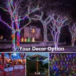 Joomer Solar Christmas Lights - 2 Pack, 400 LED