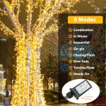 240 LED Warm White Connectable String Lights