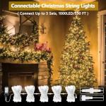 200 LED Connectable Warm White String Lights