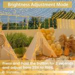 200 LED Connectable Warm White String Lights