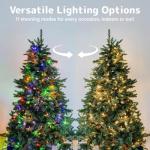 Color Changing LED Christmas Lights with Remote 66ft