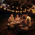 100 LED Star String Lights with Remote, 33 ft