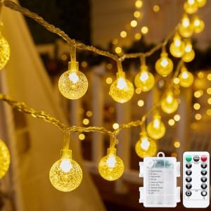 Minetom 30 LED Globe Fairy Lights with Remote