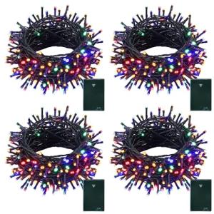 Multicolor Battery Operated Twinkle Lights - 4 Pack
