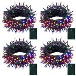Multicolor Battery Operated Twinkle Lights - 4 Pack