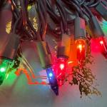 HISHINY 100 Count Multicolor Christmas String Lights