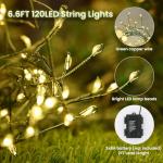 120 LED Battery Operated Starry Fairy Lights