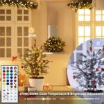 2 Pack Fairy Lights 66ft 200 LED Color Changing