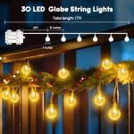 Minetom 30 LED Globe Fairy Lights with Remote