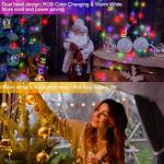 2 Pack Fairy Lights 66ft 200 LED Color Changing