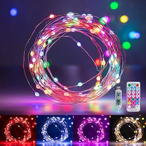 Minetom 33FT Color Changing LED Fairy Lights