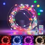 Minetom 33FT Color Changing LED Fairy Lights