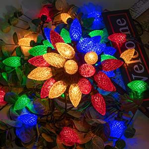 100 LED C9 Multicolor Twinkle String Lights