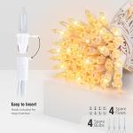 Hopolon 50 Count Clear Mini Christmas Lights Set