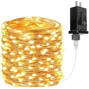 66Ft 200 LED Warm White Fairy Lights