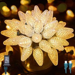 C9 LED Outdoor Christmas Lights, 81ft String