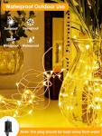 66Ft 200 LED Warm White Fairy Lights