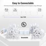 Hopolon 50 Count Clear Mini Christmas Lights Set