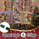 20 ft Warm Multi-Color Christmas String Lights