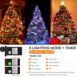 66ft 200 LED Multicolor String Lights for Christmas