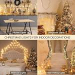 Suddus 33ft Warm White Remote String Lights