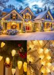 C9 LED Outdoor Christmas Lights, 81ft String