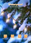 100 Feet Vintage C9 LED Outdoor Christmas Lights