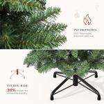 6 FT Pre-Lit Slim Green Christmas Tree with Remote