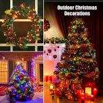 Dirnun 100 Count Multicolor Christmas Tree Lights